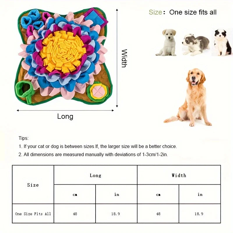 Dog Snuffle Mat — Interactive Mental Stimulation Toy