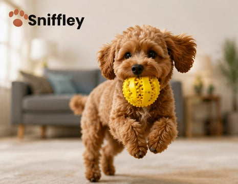 Sniffley® –Pelota dental rellenable