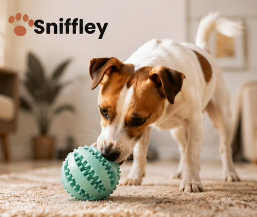 Sniffley® –Pelota dental rellenable
