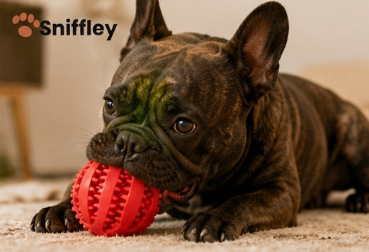 Sniffley® –Pelota dental rellenable